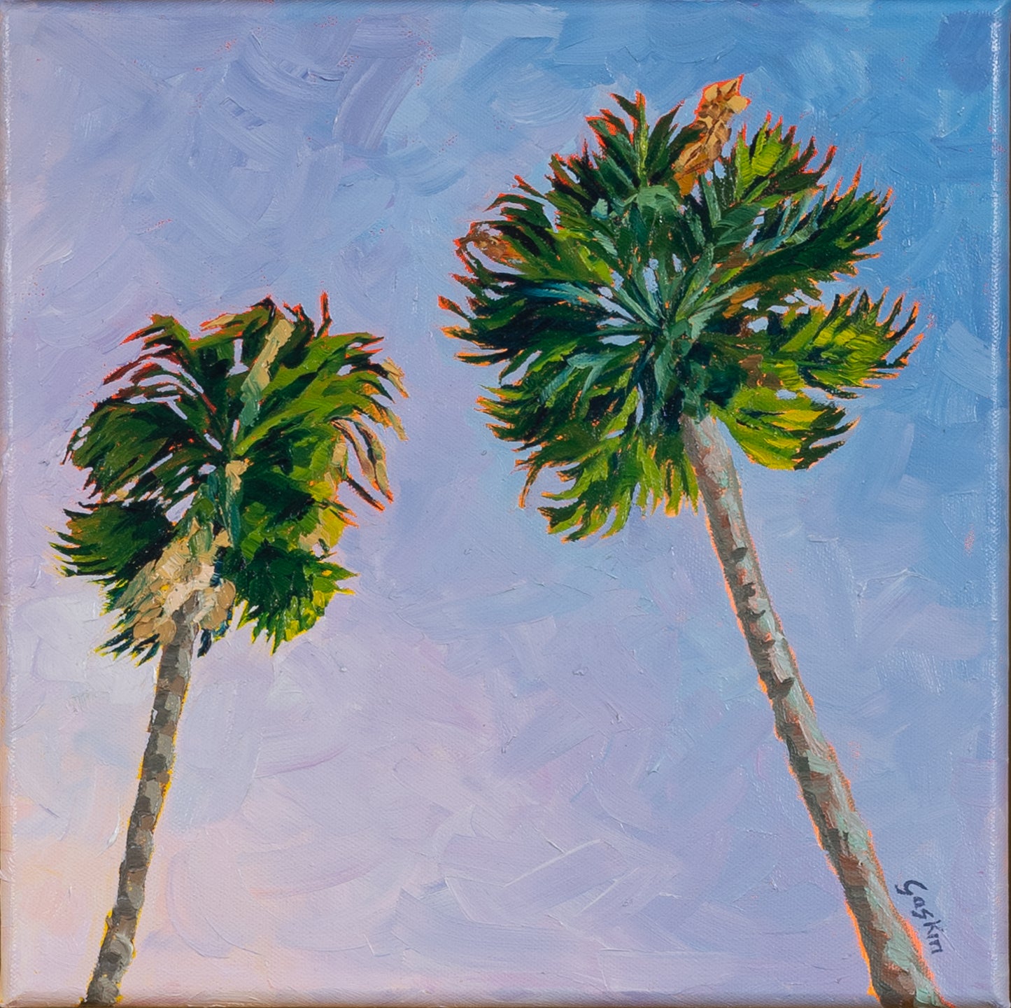 Mauve Palms