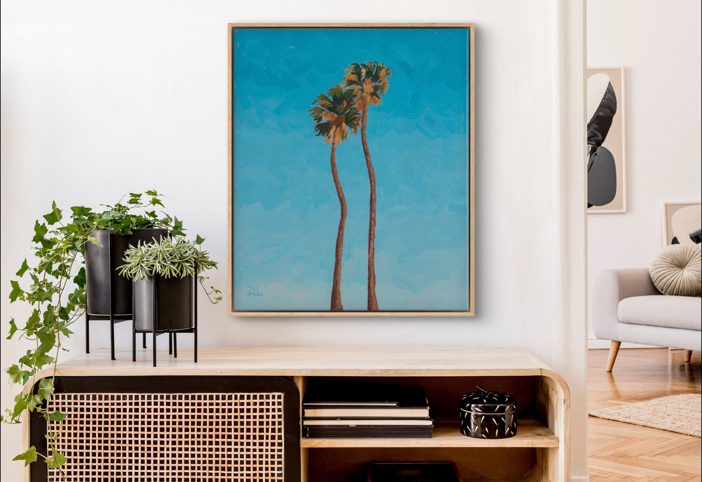 2 California Palms