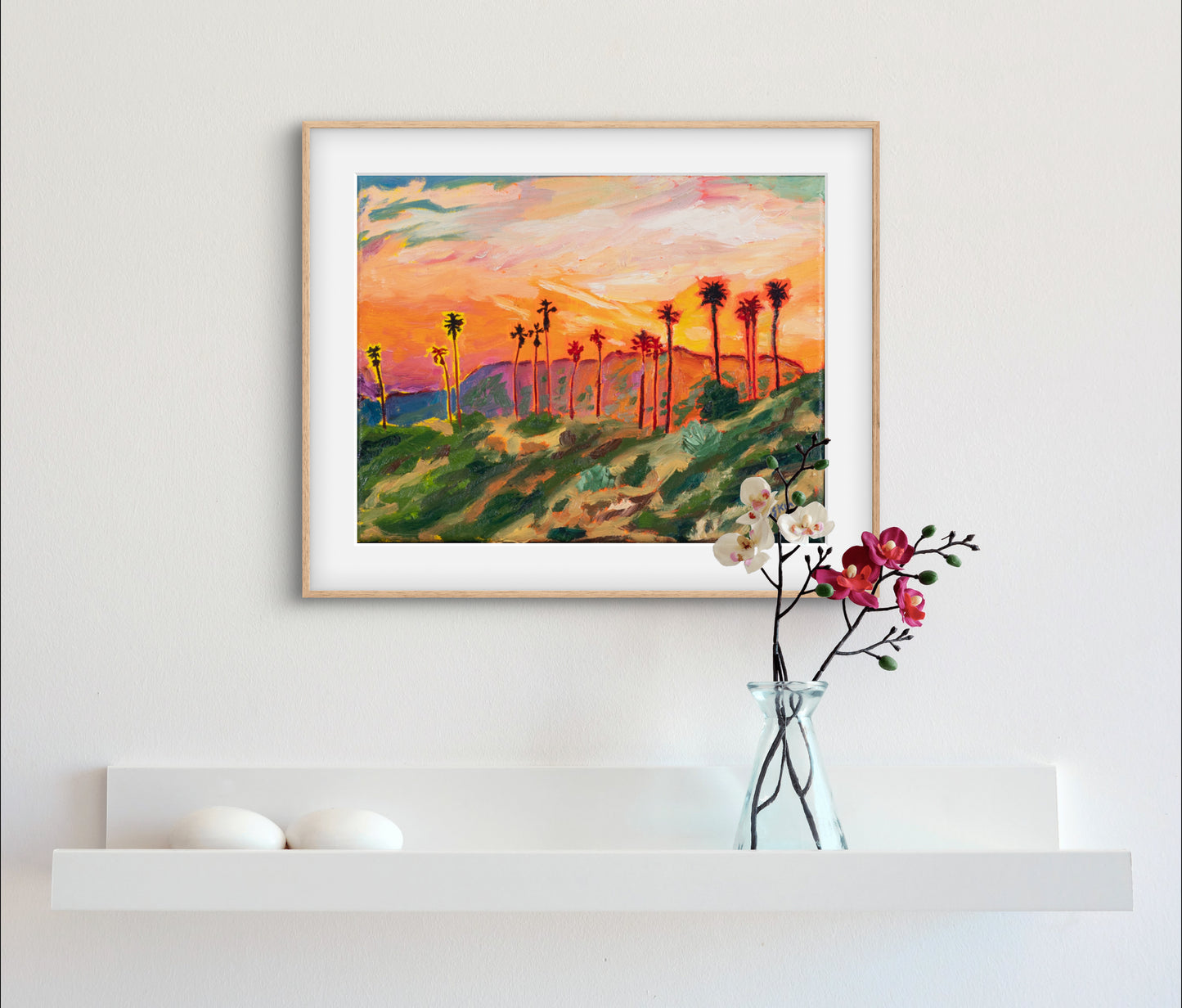 Palms at Griffith Park Sketch