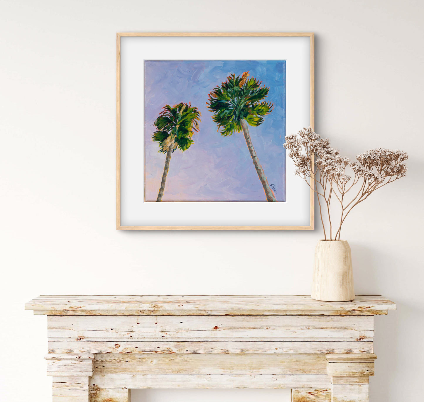 Mauve Palms