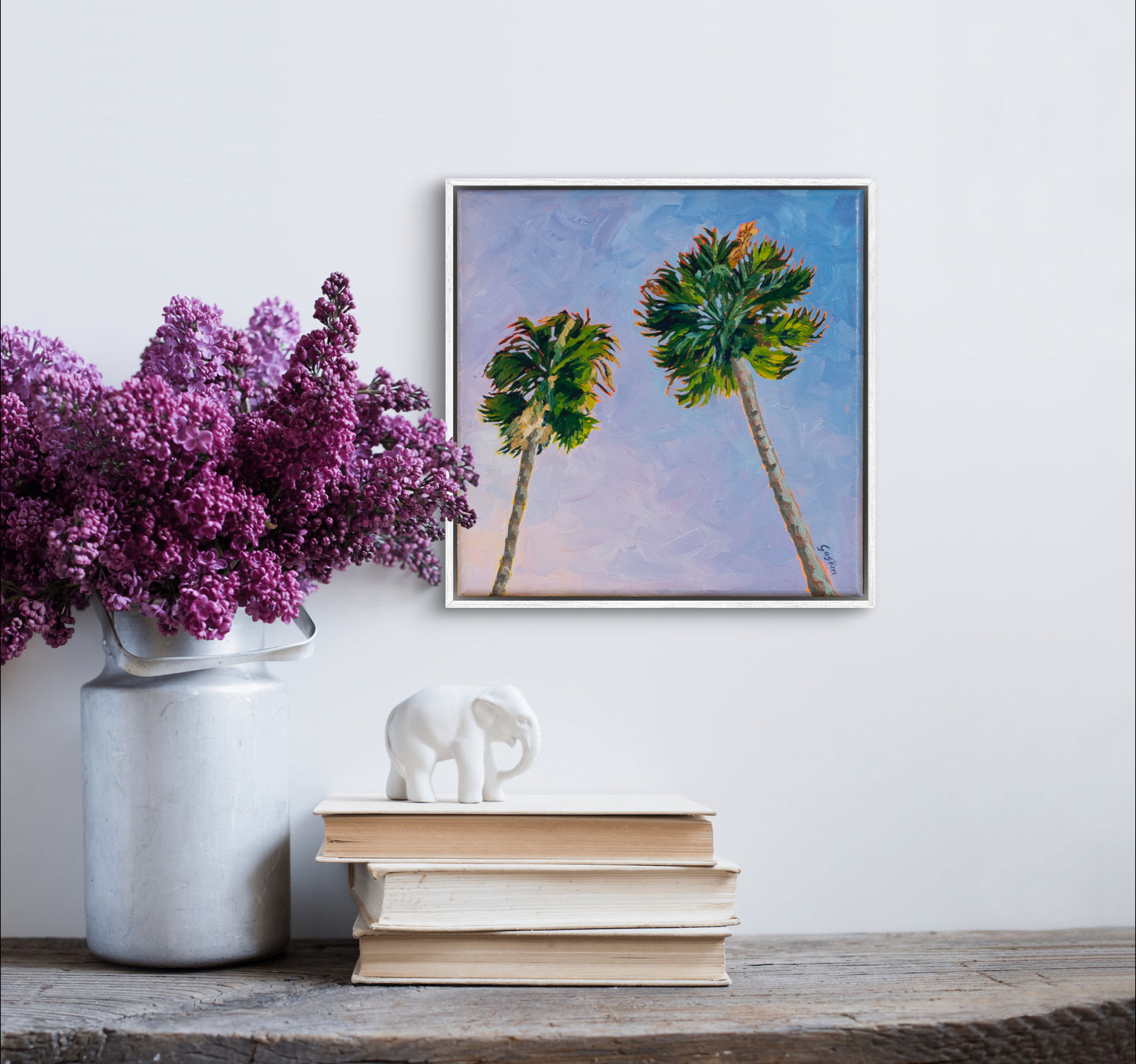 Mauve Palms