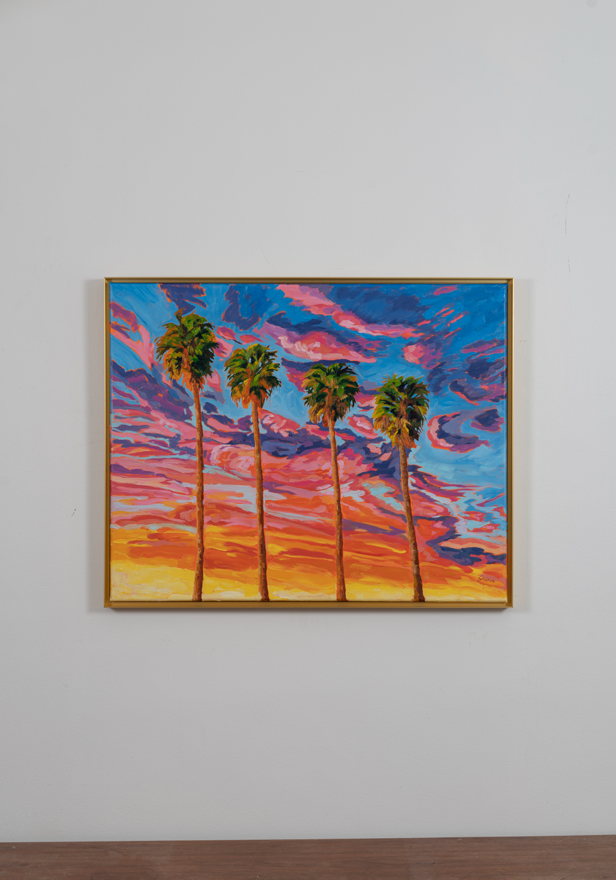 Tangerine Sunset Palms