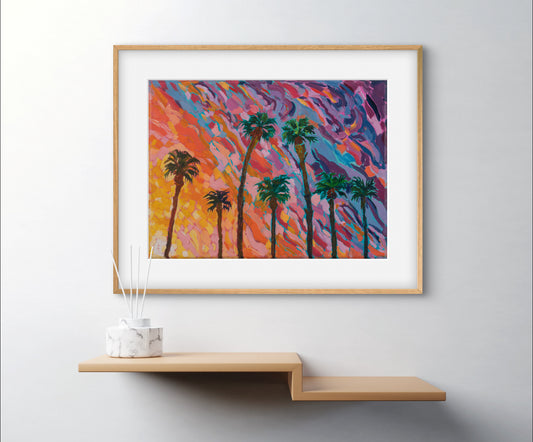 San Diego Twilight Palms