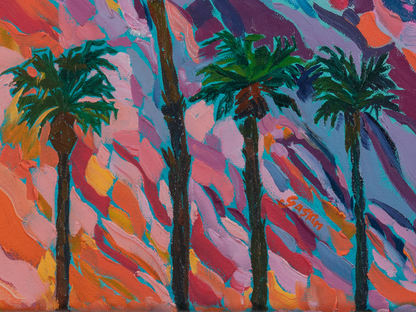 San Diego Twilight Palms