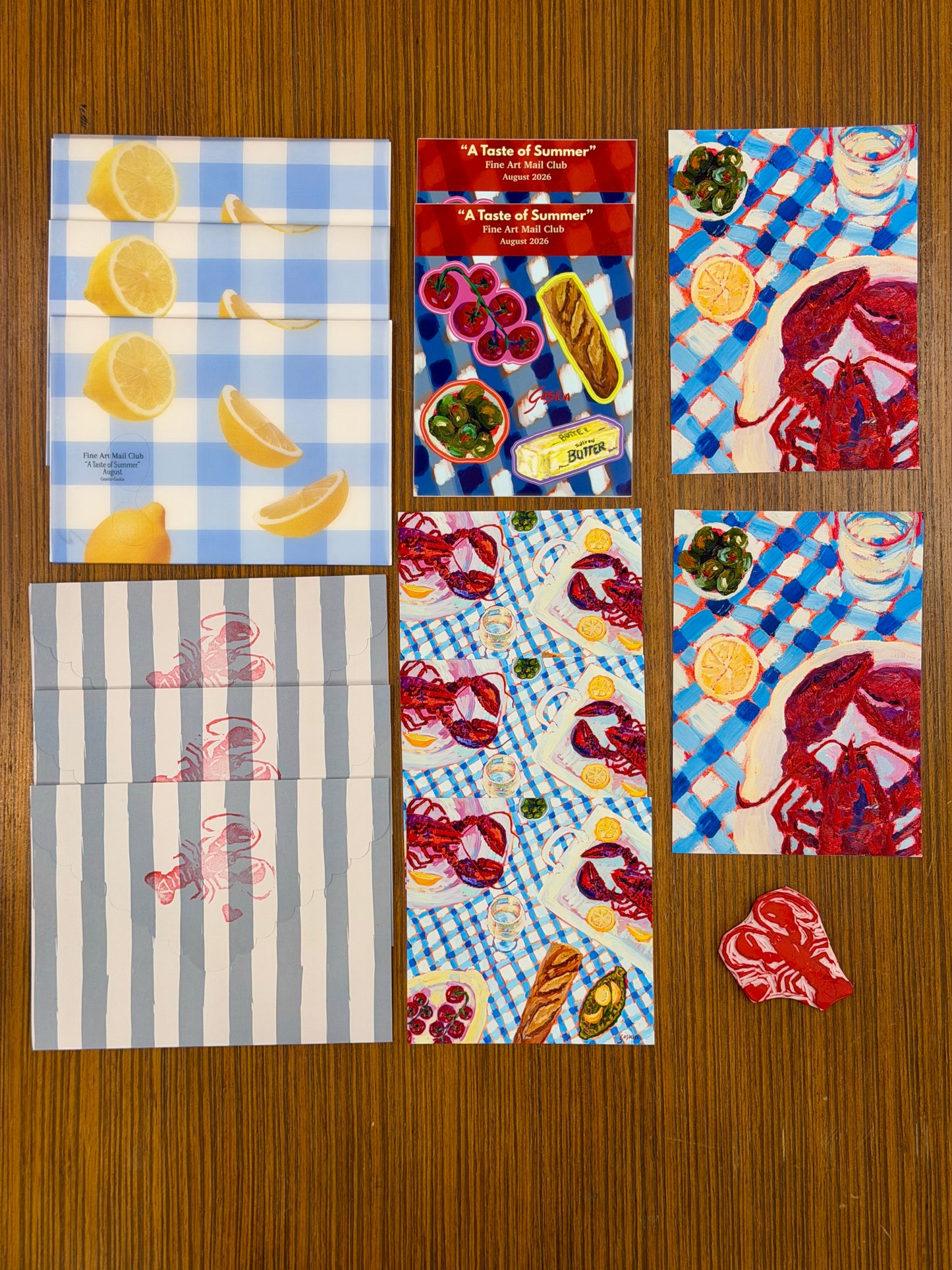August Catch Up Envelope