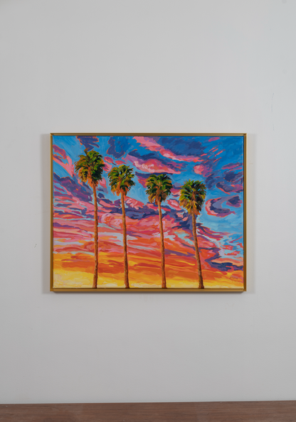 Tangerine Sunset Palms